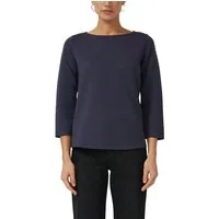 s.Oliver BLACK LABEL Sweatshirt im Relaxed Fit mit U-Boot-Ausschnitt
