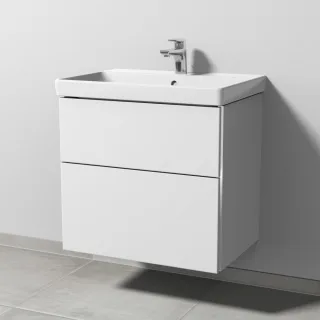 Sanipa 3way Waschtischunterbau zu Villeroy & Boch Avento Waschtisch mit 2 Auszügen, Weiß-Soft BR62243