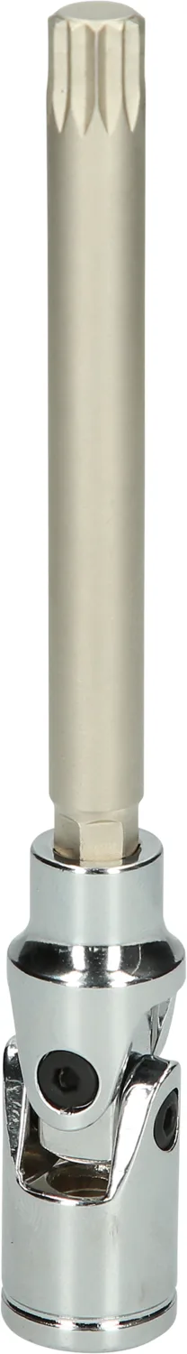 KS Tools 3/8" Antriebswellen-Bit-Stecknuss mit Gelenk für Vielzahn, M10 - 150.1717