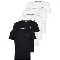 U.S. Polo Assn. T-Shirt T-Shirt Kurzarmshirt 5er Pack (5-tlg., 5)