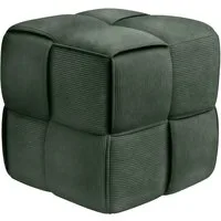 CLP Sitzhocker Sitzhocker Cordstoff Forinta (1er), quadratisch gepolstert, bequem und stabil