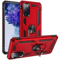 CoolGadget Handyhülle Armor Shield Case für Samsung Galaxy S20 FE 6,5 Zoll, Outdoor Cover mit Magnet Ringhalterung Handy Hülle für Samsung S20 FE