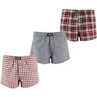ADAM JEANS Webboxer Gewebte Boxershorts American Unterhosen Herren Boxershorts Kariert (3-St., 3er Set, 6er Set, 12er Set) Web Boxershorts Herren lockere Boxershorts Herren weit Männer Boxer