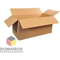 DUMABOX Versandkarton 1000x500x500 Karton Faltkarton 100x50x50 2-wellig DHL Paket