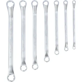 KS Tools RESCUEpower Doppel-Ringschlüssel-Satz, gekröpft 7-tlg 6-19mm - 517.1555