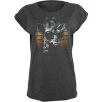 Youth Designz Print-Shirt "Retro Giraffe" Damen T-Shirt als Statement oder Geschenk Frauen Motiv mit stylischen Retro Aufdruck für Frauen