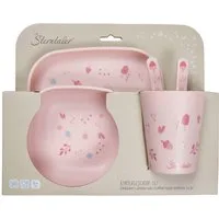 Sterntaler® Kindergeschirr-Set Hase Hanni, eckig (5-tlg), Polypropylen