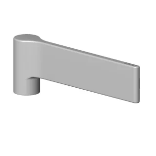 Dornbracht Griff Ersatzteile 092080012 14 x 30 x 90 mm Messing gebürstet (23kt Gold) 092080012-28