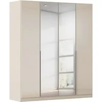 OTTO home Drehtürenschrank Kleiderschrank Kleiderschränke Schrank Garderobe AGORDO mit Glasfront (in zwei Griff-Farben, Breiten 91-405 cm) durchdachte Innenausstattung, in 8 Breiten und 2 Höhen MADE IN GERMANY