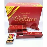 meytrade Minidrehmaschine Zigarettenmaschine Stopfer inkl. 500 Zigarettenhülsen und Zündhölzer, Genius Set zum selber stopfen