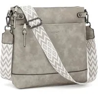 TAN.TOMI Schultertasche Mittel Damen Umhängetasche Crossbody Bag Leicht Tasche Bag, Mit Verstellbar Abnehmbar Breiter Gurt Pendeln Reise Campus