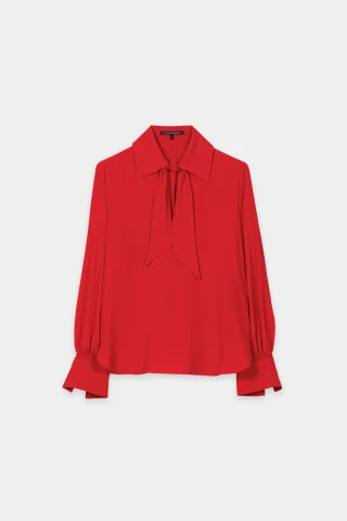 Luisa Cerano - Blusen / Hemden Weiblich cherry red - Gr. - 42