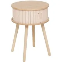 Atmosphera Créateur d'intérieur Nachttisch Nachttisch NYSOS mit 2 Türen, Ø 40 cm (funktional)