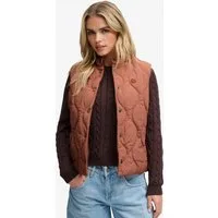 Superdry Steppweste ONION QUILT CRINKLE SNAP GILET aus Nylon, Slim Fit, mit Reißverschluss, in normaler Länge