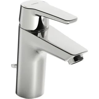 Hansa Waschtischarmatur Hansapolo 51531193 chrom, Niederdruck, mit Ablaufgarnitur
