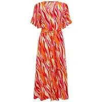Threadbare Sommerkleid Fruit Pastill mit Bindegürtel