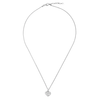 Orphelia 'Anni' Damenkette aus 925 Sterling Silber mit Anhänger - Silber zh-7368