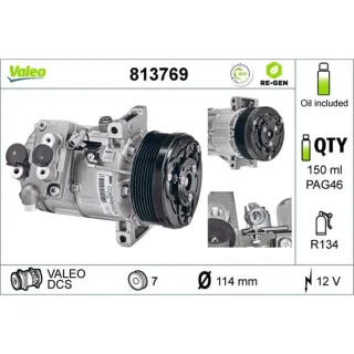 Valeo Klimakompressor Suzuki Grand Vitara 2 1,9 813769