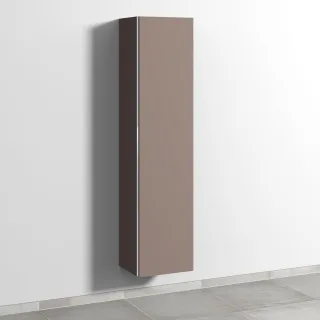 Sanipa 3way Hochschrank mit 1 Tür, Taupe-Matt BP1111T