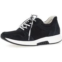 rollingsoft Keilsneaker, Freizeitschuh, Halbschuh, Schnürschuh mit Logo an der Ferse