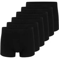 Almonu Retro Boxer 6er Pack Organic Cotton (Spar-Set, 6-St) Retro Short / Pant - Baumwolle - ohne Eingriff - Atmungsaktiv
