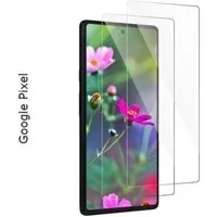Baker Schutzfolie 2x Panzerglas für Google Pixel 6/6a/6 Pro/7/7a/7 Pro/8/8a/8 Pro, (2 Pack), 9 9a 9 Pro 10 10 Pro XL Displayschutzfolie, Ultra-klar