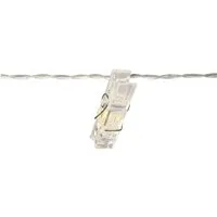 KONSTSMIDE LED-Lichterkette LED Clip Lichterkette 12 Wäscheklammern warmweiß 2,75m Trafo, 12-flammig