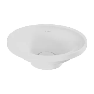 VitrA Glora Aufsatzschale mit LED-Ambientebeleuchtung freistehend rund 45 cm Weiß,7918B403-2279 7918B403-2279