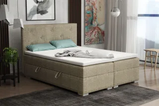 Boxspringbett Schlafzimmerbett PADUA 180x200cm inkl.Bettkasten