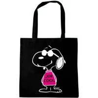 LOGOSHIRT Henkeltasche Baumwolltasche Peanuts - Snoopy, mit lizenziertem Snoopy-Print