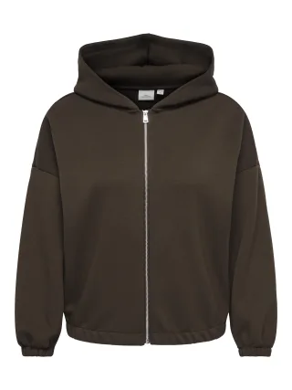 ONLY CARMAKOMA - CARSCARLETT LS ELASTIC ZIP HOOD SWT NOOS Bracken