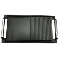 Wolkenstein Grillpfanne GP 1W, Gusseisen, Grillplatte Plancha Grillrost Teppanyaki