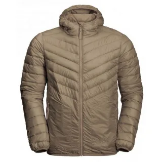 Jack Wolfskin Gepolsterter Vista Herrenbrauner Mantel