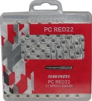 SRAM PC Red 22 Kette für 11-fach inkl. Kettenschloss silber 114 Glieder