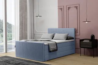 Boxspringbett Schlafzimmerbett MONTY DELUX 180x200cm inkl.Bettkasten