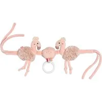 Fehn Kinderwagenkette Lazy, Crazy & Pink, Kinderwagenkette Flamingo
