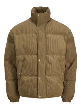 JACK&JONES - JORGREENE CORDUROY PUFFER JACKET argan oil - Gr. - XL