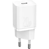 Baseus Baseus Super Si 1C Schnellladegerät 1x Typ-C 20W Power Delivery weiß Smartphone-Ladegerät