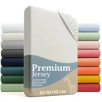 Laleni Spannbettlaken Premium für Beistellbett - Atmungsaktives Spannbetttuch, Gummizug: rundum, (2 Stück), 100% Baumwolle (150 g/m)