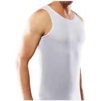 Rohner Socks Tanktop Unterhemd Basic Singlet (Baumwolle) Unterwäsche weiss Herren