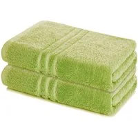 Lavea Badetuch Elena 2er Set Badetücher 100x150 cm, Duschtuch, 500 g/m² Frottier, weich & saugstark, pflegeleicht