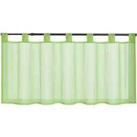 Delien Scheibengardine Eva, Schlaufen, Voile Uni Kurzstore Küche