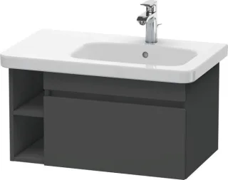 Duravit DuraStyle Waschtischunterbau wandhängend Graphit Matt 730x448x398 mm - DS639304949 DS639304949