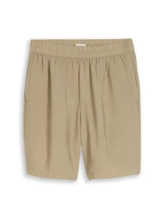 Tom Tailor - Loose Fit Bermuda Shorts silver olive - Gr. - 42