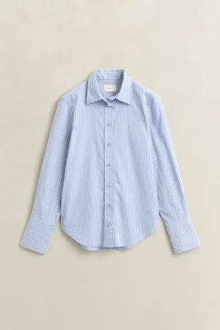 GANT - Gestreifte Bluse mit Passe - Gr. - 40
