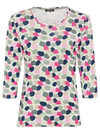 Olsen - T-Shirt Long Sleeves electric fuchsia - Gr. - 42