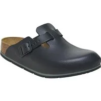 Birkenstock Damen Herren Boston Pro Hausschuhe Leder Pantoletten - Anatomischer Clog Zertifiziert EN ISO 20347:2043, Berufsschuhe für Medizin & Gastronomie