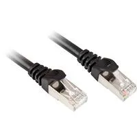 Patchkabel RJ45 Cat.6 SFTP schwarz, 1,5 Meter