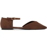 DeeZee Deezee Women's Ballerinas Brown DeeZee-CEO-JD-J-18 Brown Ballerina