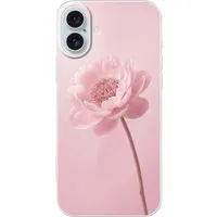 MuchoWow Handyhülle für Apple iPhone 16 Plus Blume - Pfingstrose - Rosa, Smartphone-Bumper, Print, Handy Schutzhülle Dünn